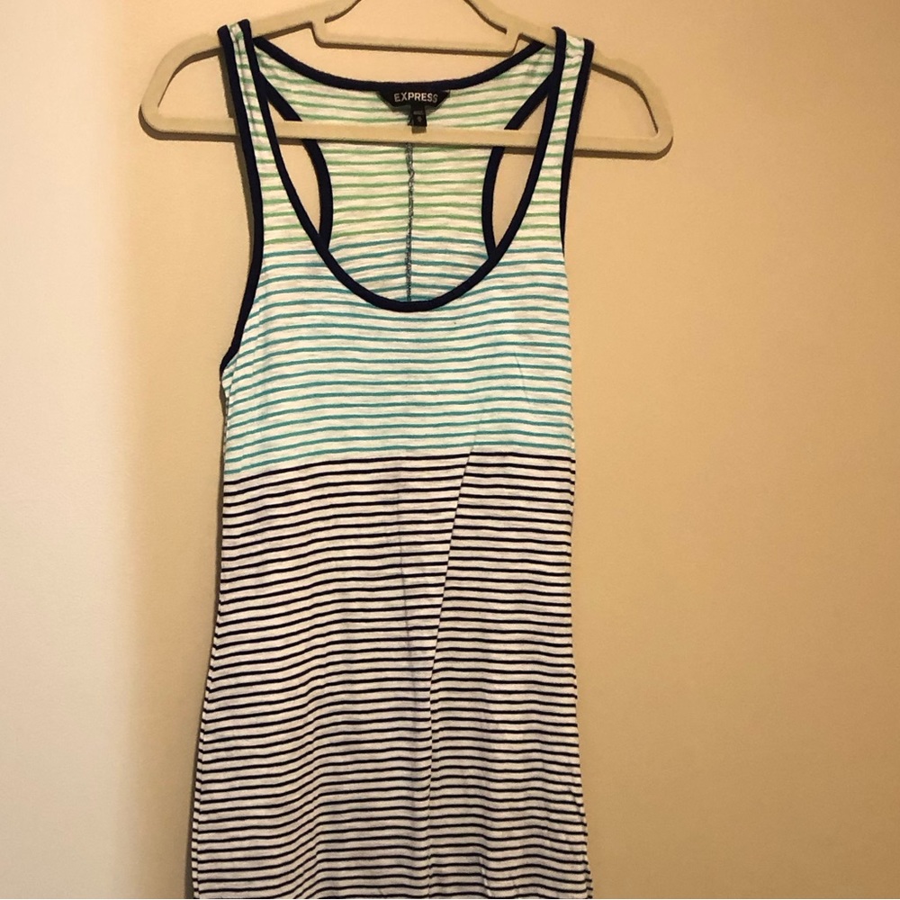Express Maxi Casual Racerback Dress Size Medium - Picture 3 of 9